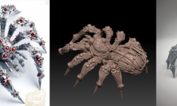 从蜘蛛腿到机甲铆钉，中国原创AI工具Hitem3D如何重塑三维设计细节